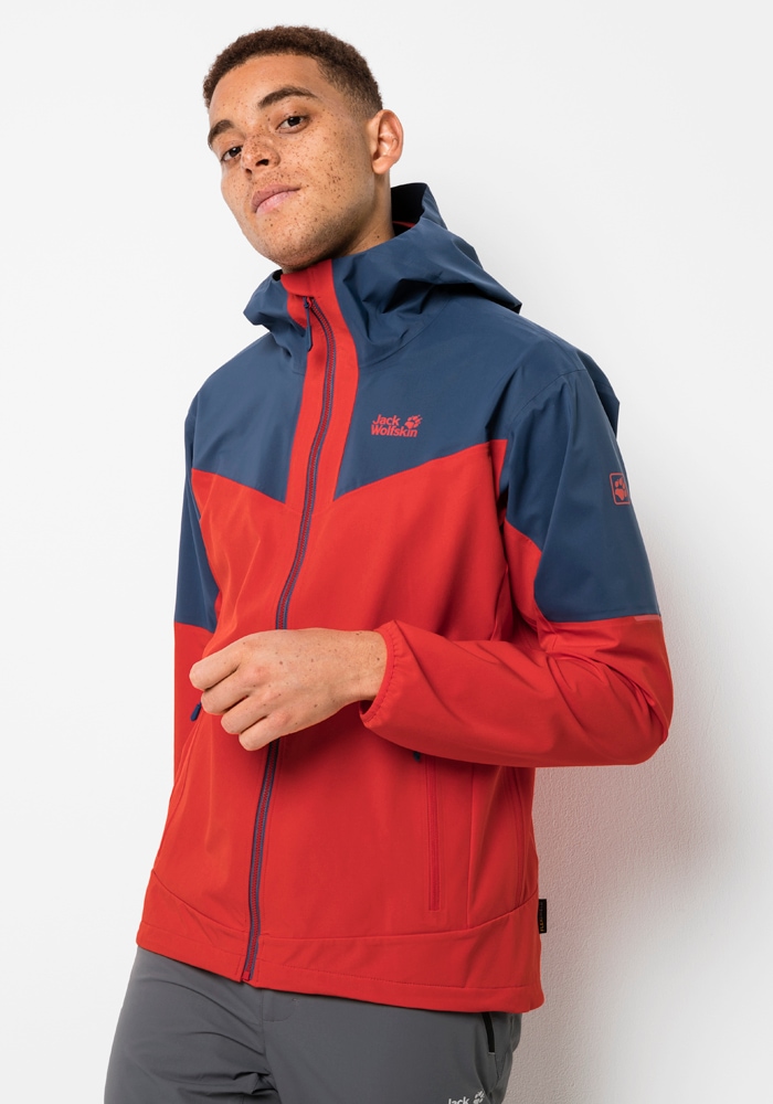 Jack Wolfskin Softshelljacke »ALPINE TRAIL JKT M«, mit Kapuze von Jack Wolfskin