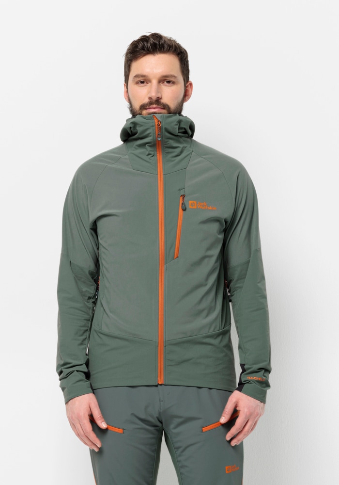 Jack Wolfskin Softshelljacke »ALPSPITZE HOODY M«, mit Kapuze von Jack Wolfskin