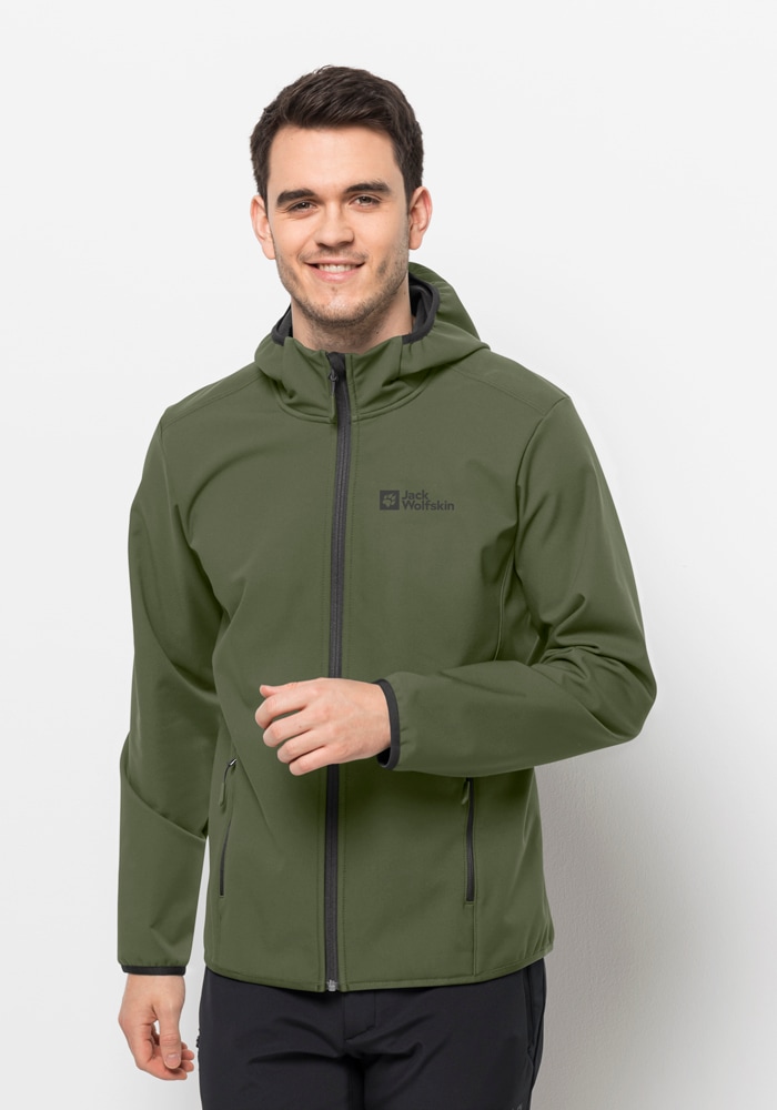 Jack Wolfskin Softshelljacke »BORNBERG HOODY M«, mit Kapuze von Jack Wolfskin