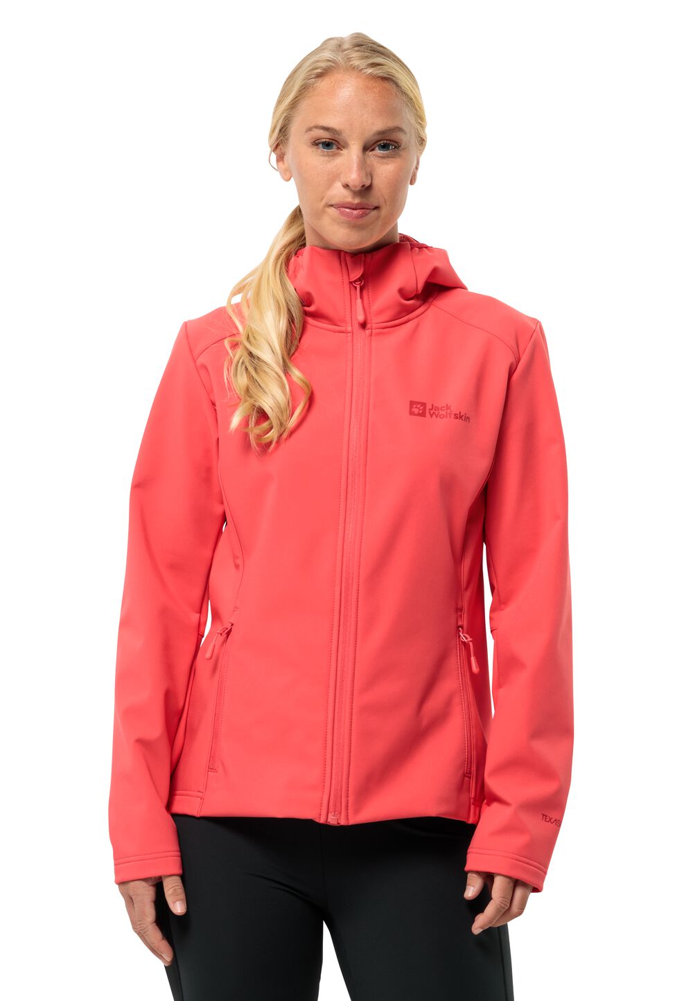 Jack Wolfskin Softshelljacke Damen Bornberg Hoody Women S rot vibrant red von Jack Wolfskin