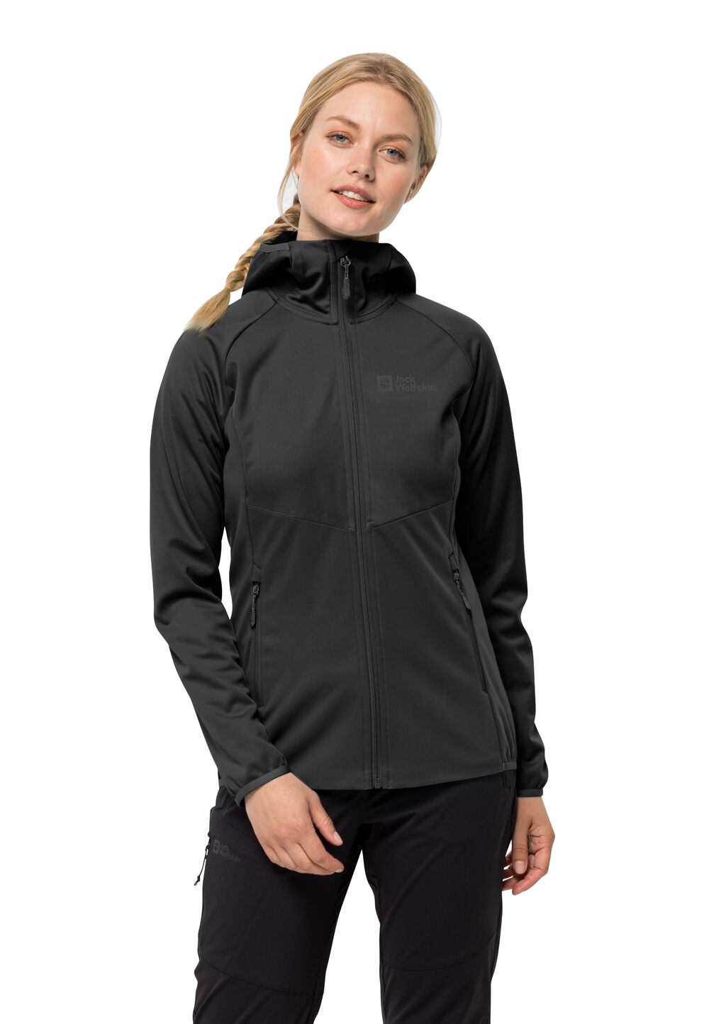 Jack Wolfskin Softshelljacke Damen GO Hike Softshell Women M schwarz black von Jack Wolfskin