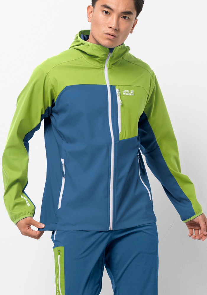 Jack Wolfskin Softshelljacke »EAGLE PEAK II SOFTSHELL M«, mit Kapuze von Jack Wolfskin