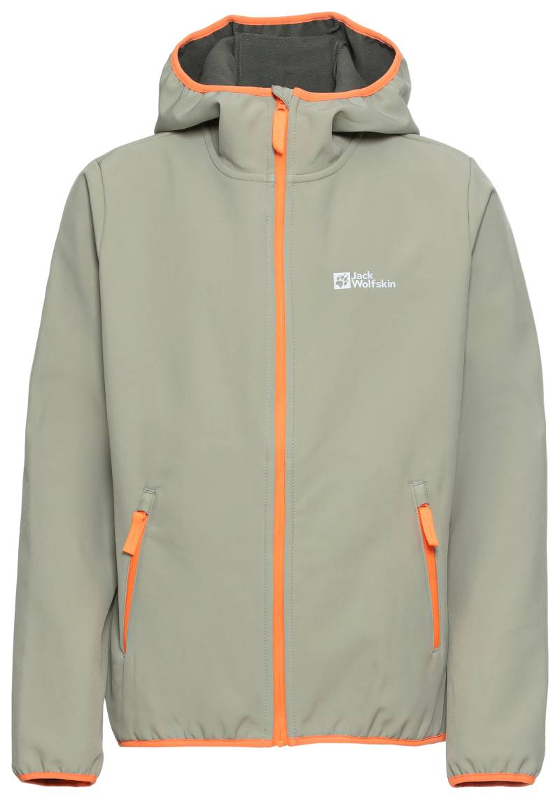 Jack Wolfskin Softshelljacke »FOURWINDS JACKET KIDS«, mit Kapuze von Jack Wolfskin