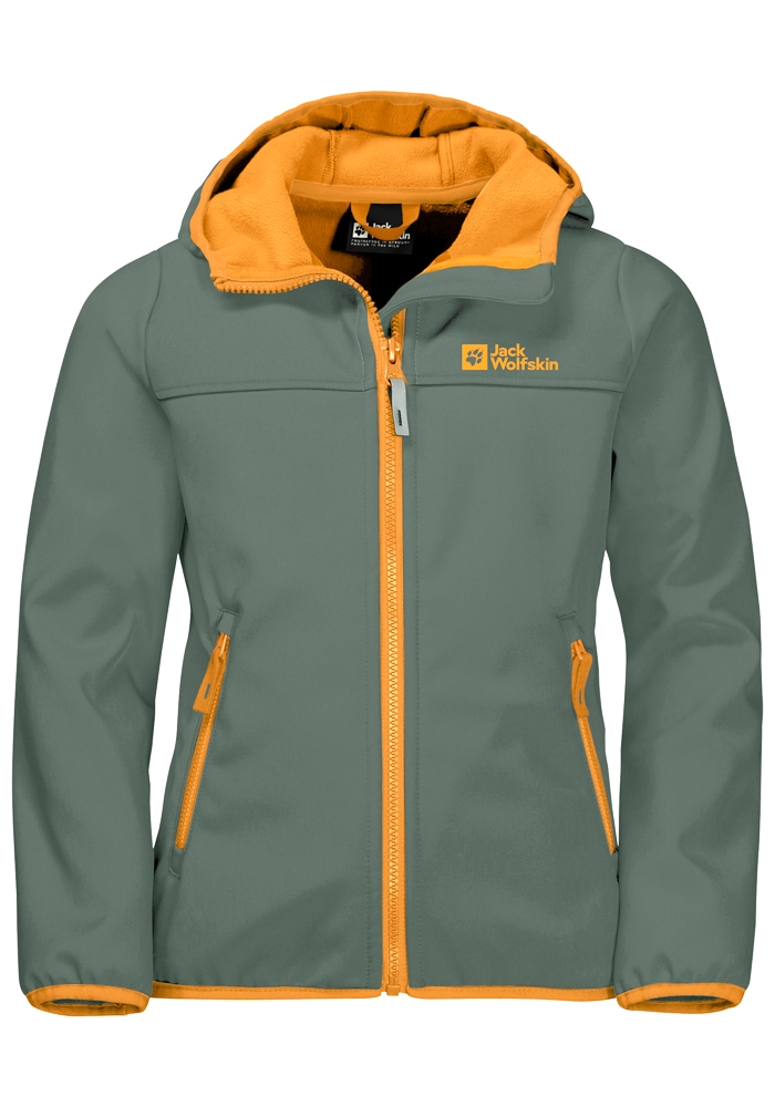 Jack Wolfskin Softshelljacke »FOURWINDS JACKET KIDS«, mit Kapuze von Jack Wolfskin