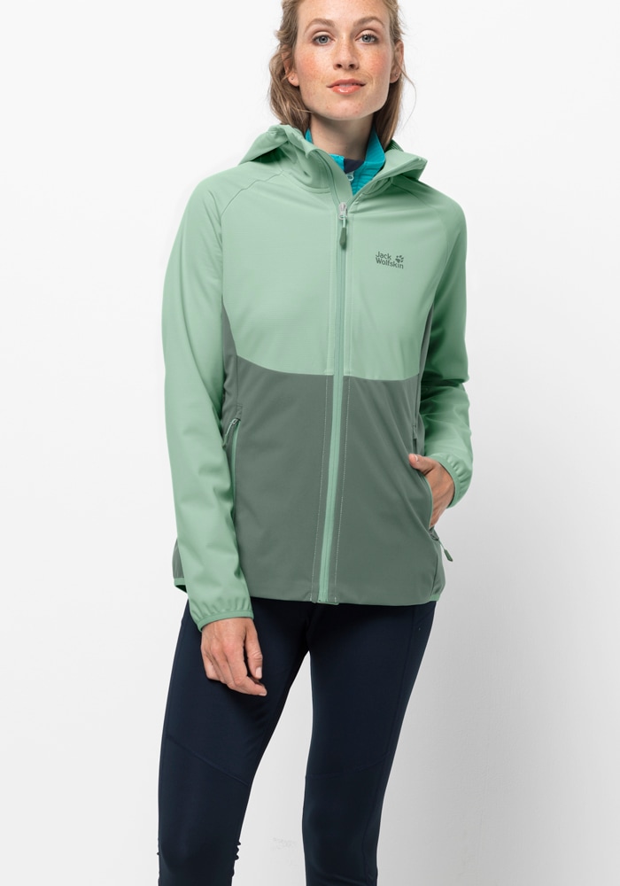 Jack Wolfskin Softshelljacke »GO HIKE SOFTSHELL W«, mit Kapuze von Jack Wolfskin