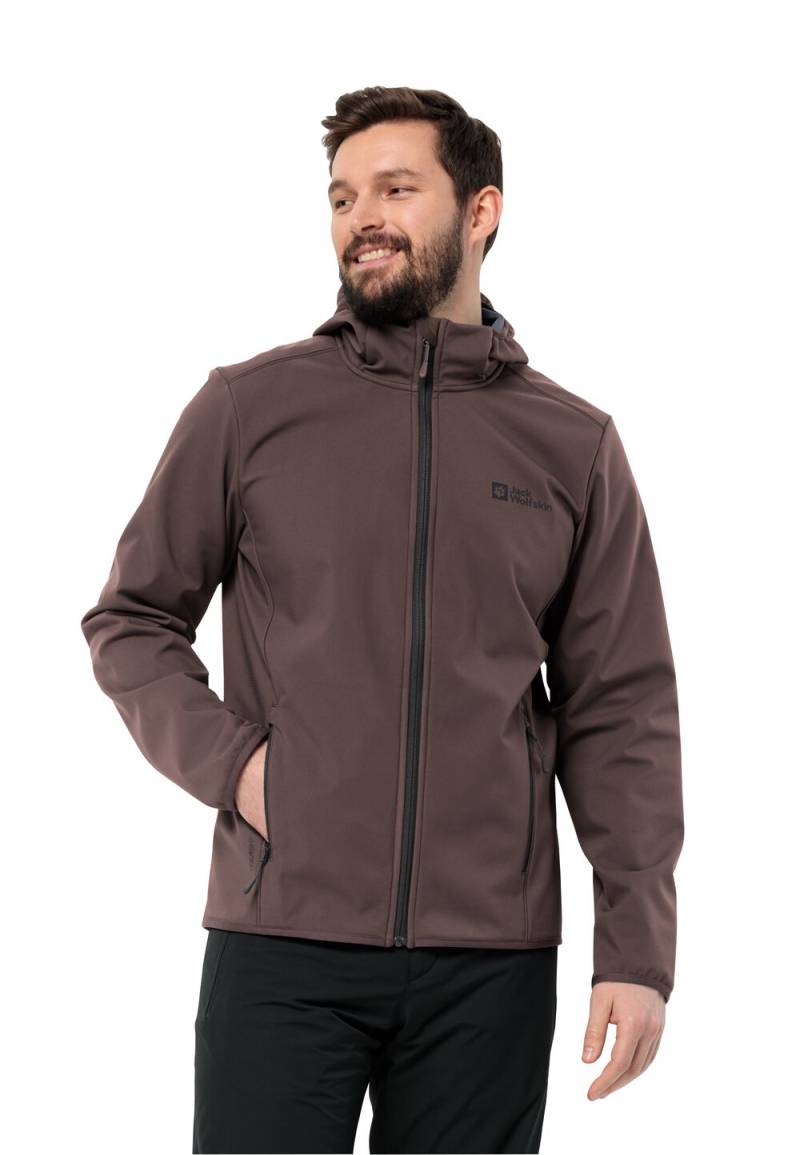 Jack Wolfskin Softshelljacke Herren Bornberg Hoody Men M red earth red earth von Jack Wolfskin
