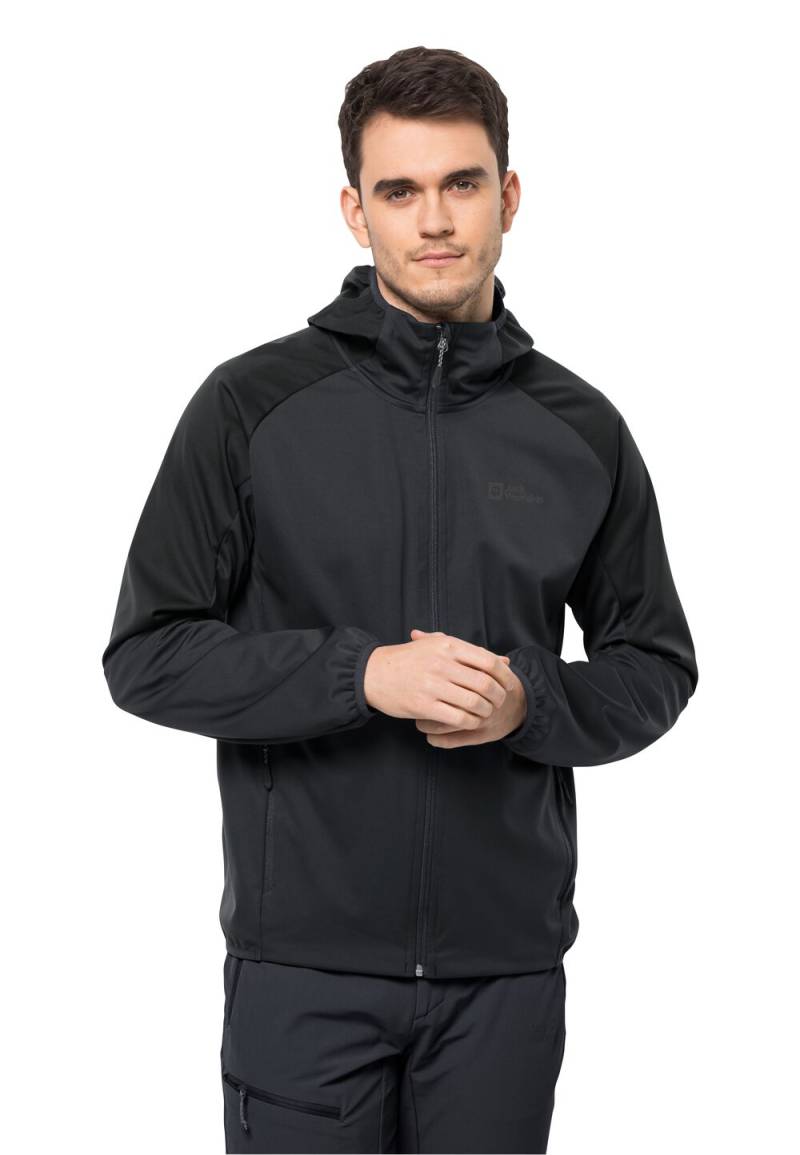 Jack Wolfskin Softshelljacke Herren Feldberg Hoody Men XL phantom Phantom von Jack Wolfskin