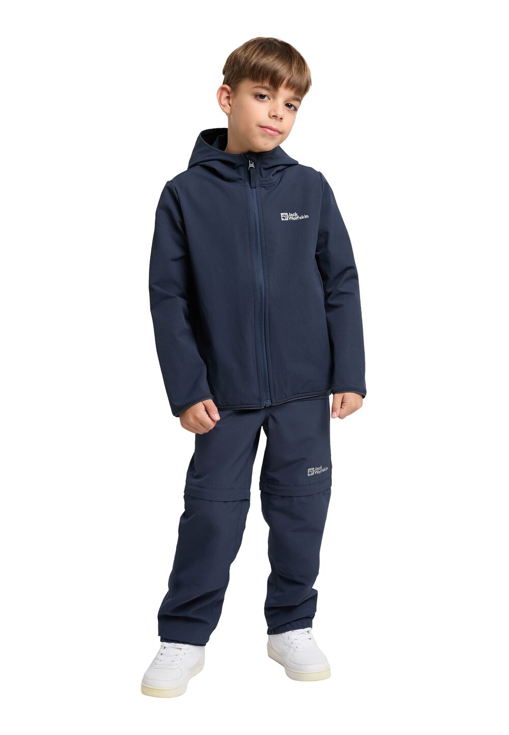 Jack Wolfskin Softshelljacke Kids Solyd Jacket Kids 164 blau night blue von Jack Wolfskin