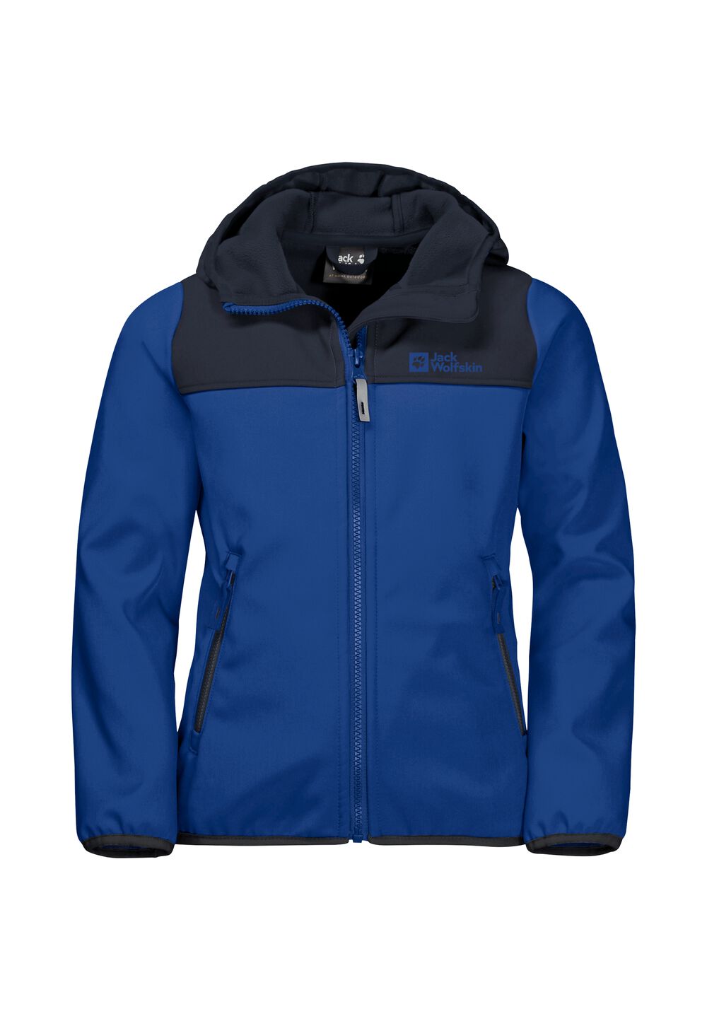 Jack Wolfskin Softshelljacke Kinder Fourwinds Jacket Kids 164 blau nordic sky von Jack Wolfskin