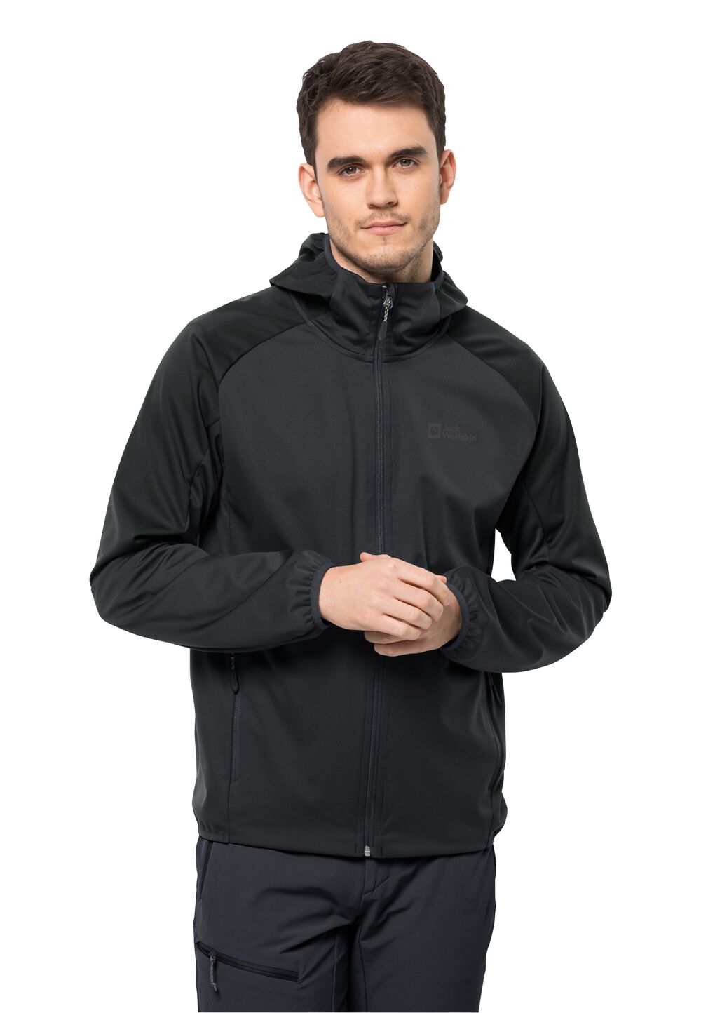 Jack Wolfskin Softshelljacke Herren Feldberg Hoody Men XXL phantom phantom von Jack Wolfskin