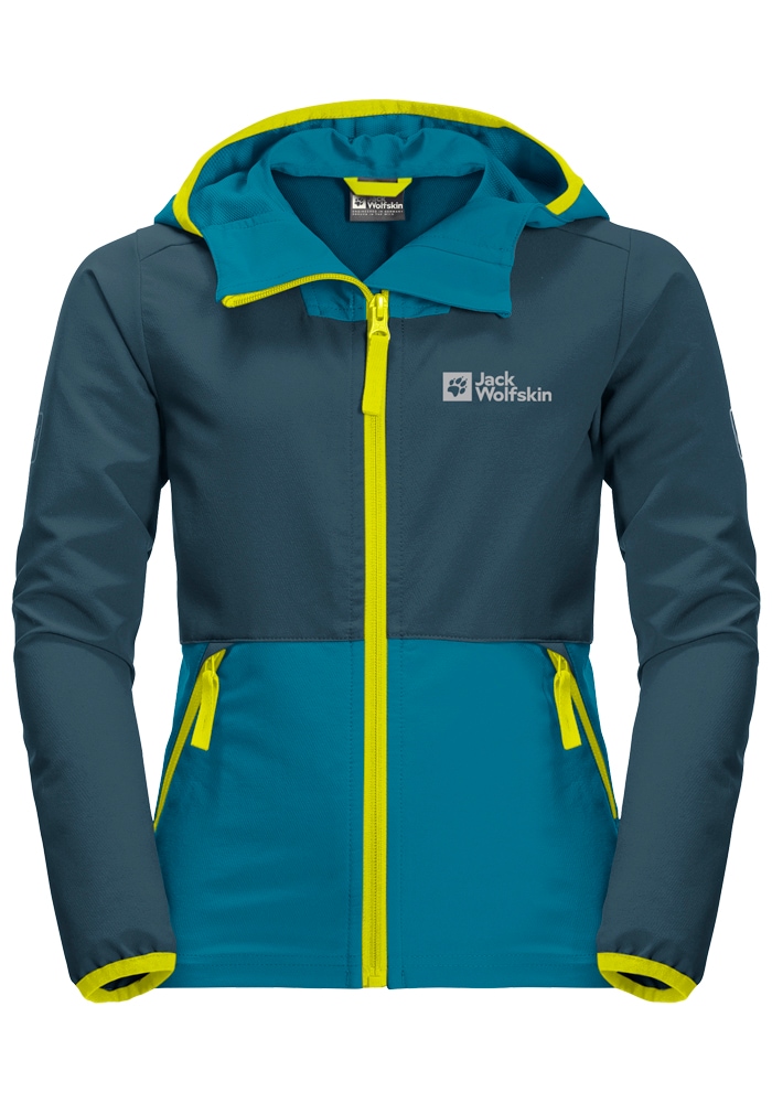 Jack Wolfskin Softshelljacke »TURBULENCE B«, mit Kapuze Jack Wolfskin Softshelljacke »TURBULENCE B«, mit Kapuze von Jack Wolfskin