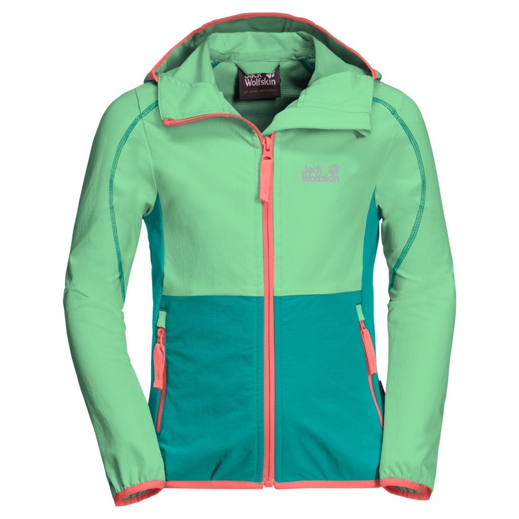 Jack Wolfskin Softshelljacke »TURBULENCE GIRLS«, mit Kapuze von Jack Wolfskin