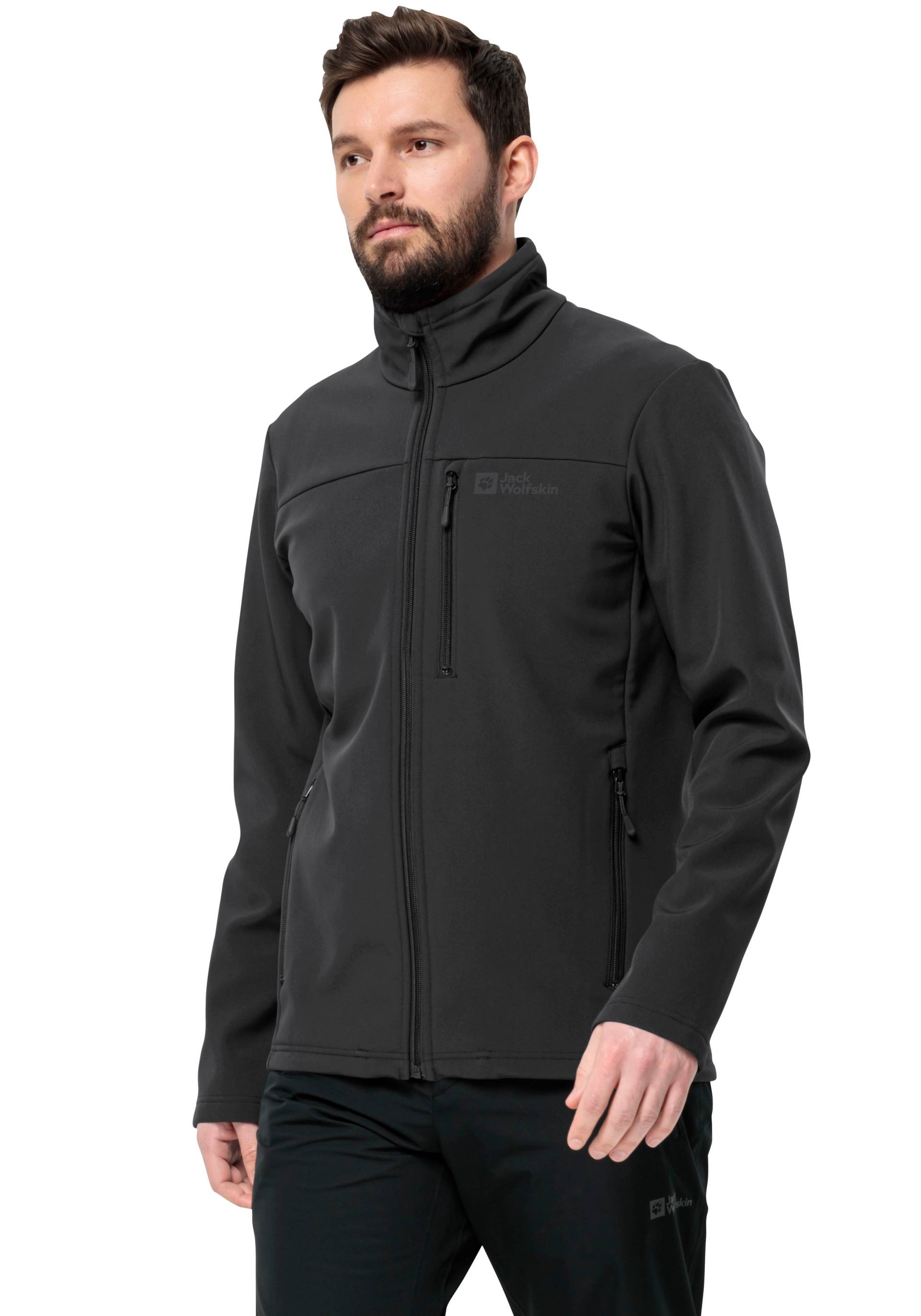 Jack Wolfskin Softshelljacke »WHIRLWIND MEN«, ohne Kapuze, für die Übergangszeit oder kühle Abende von Jack Wolfskin