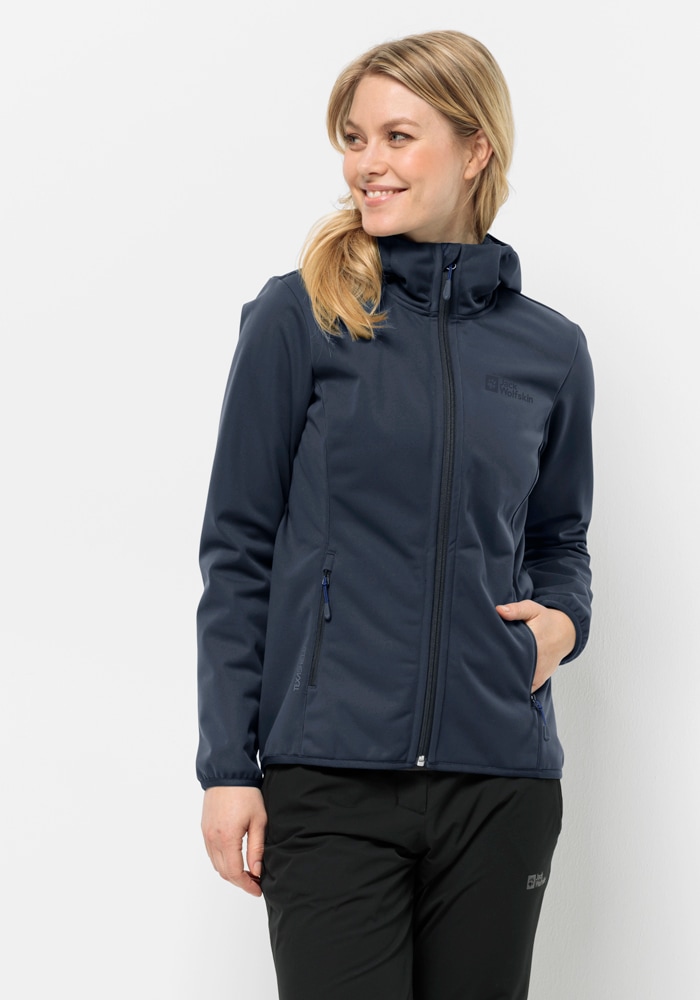 Jack Wolfskin Softshelljacke »WINDHAIN HOODY W«, mit Kapuze von Jack Wolfskin