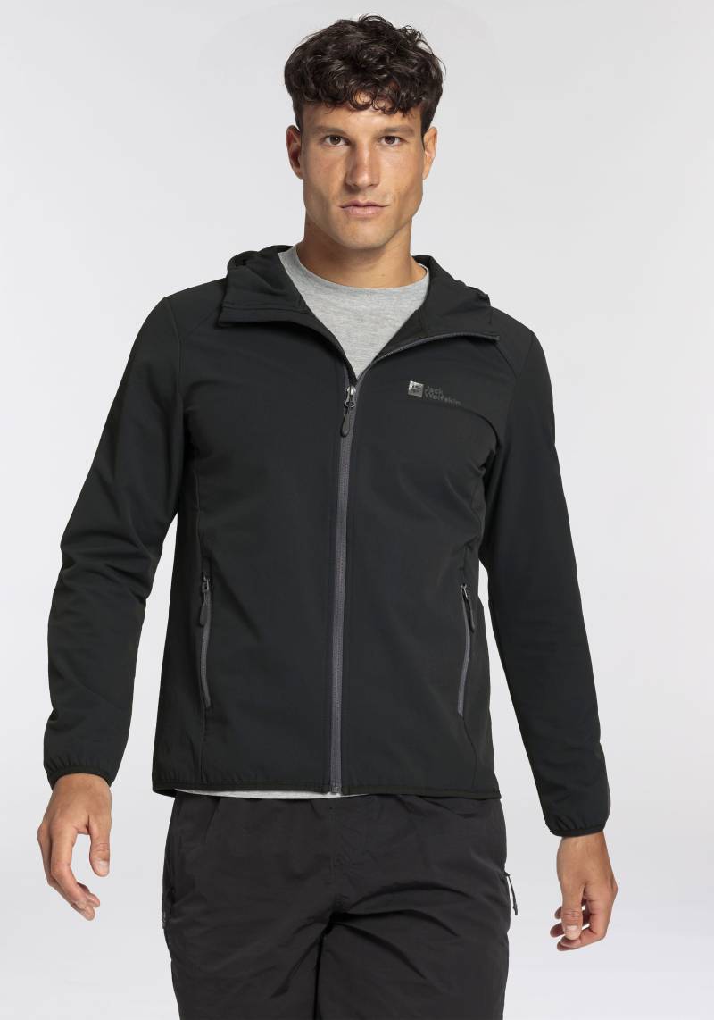 Jack Wolfskin Softshelljacke »RIVENTAL«, mit Kapuze, Übergangsjacke von Jack Wolfskin
