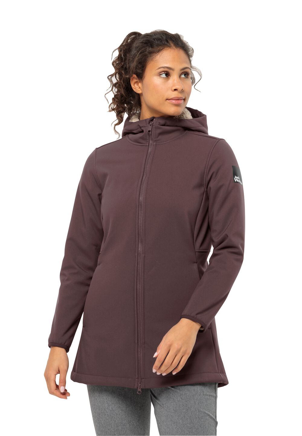 Jack Wolfskin Softshellmantel Damen Windland Coat Women S boysenberry boysenberry von Jack Wolfskin