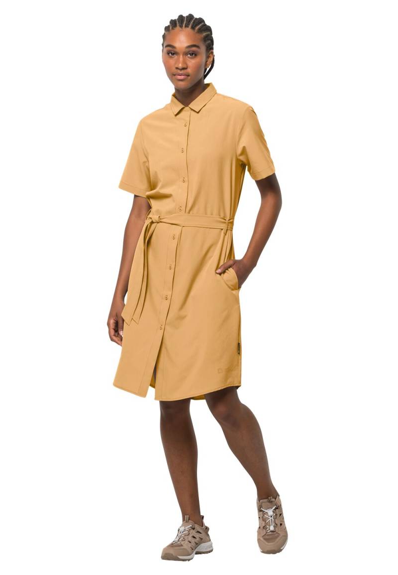 Jack Wolfskin Sommerkleid Damen Holiday Midi Dress L honey yellow honey yellow von Jack Wolfskin