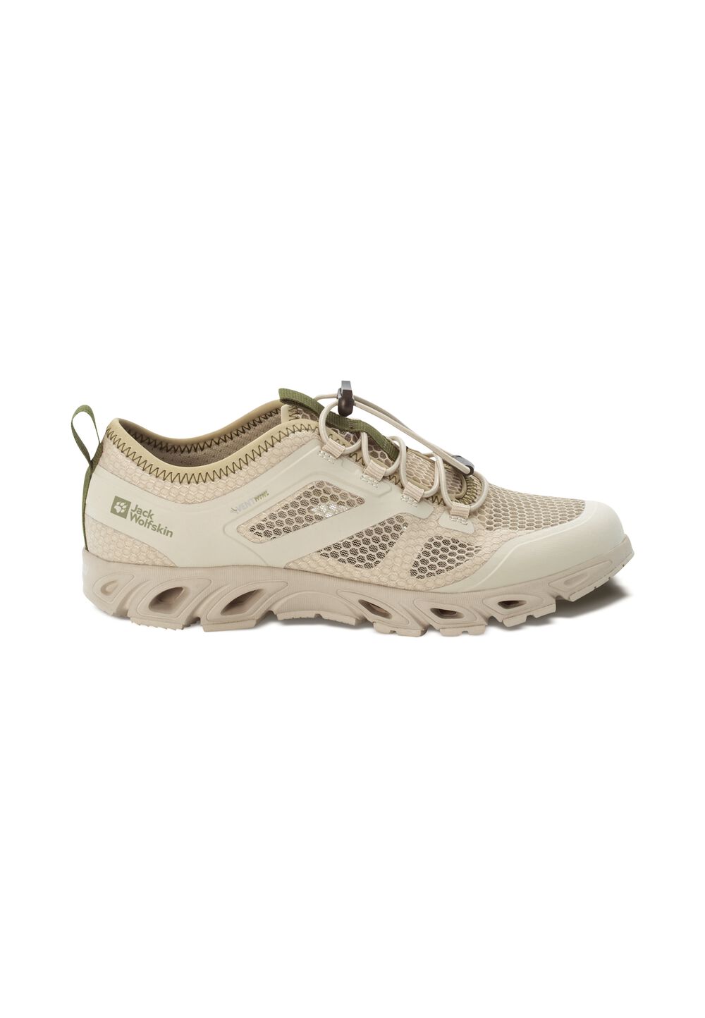 Jack Wolfskin Sommerschuhe Damen Breezer Vent Support System Low Women 39 braun beige / khaki von Jack Wolfskin