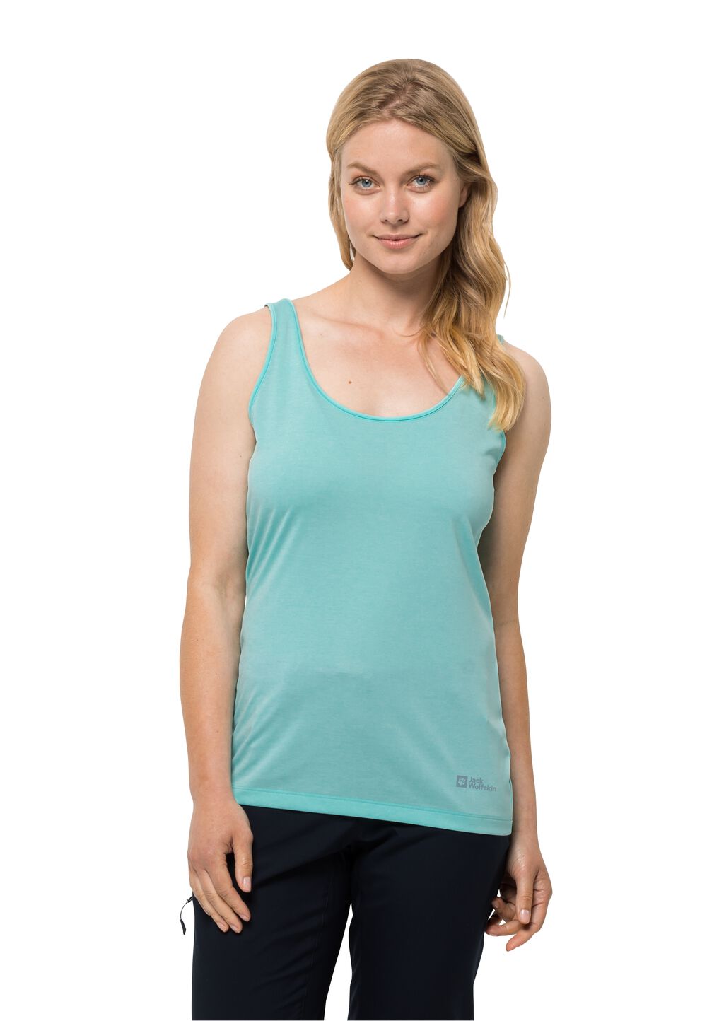 Jack Wolfskin Sport Top Damen Packs & GO Tank Women L fresh ice fresh ice von Jack Wolfskin