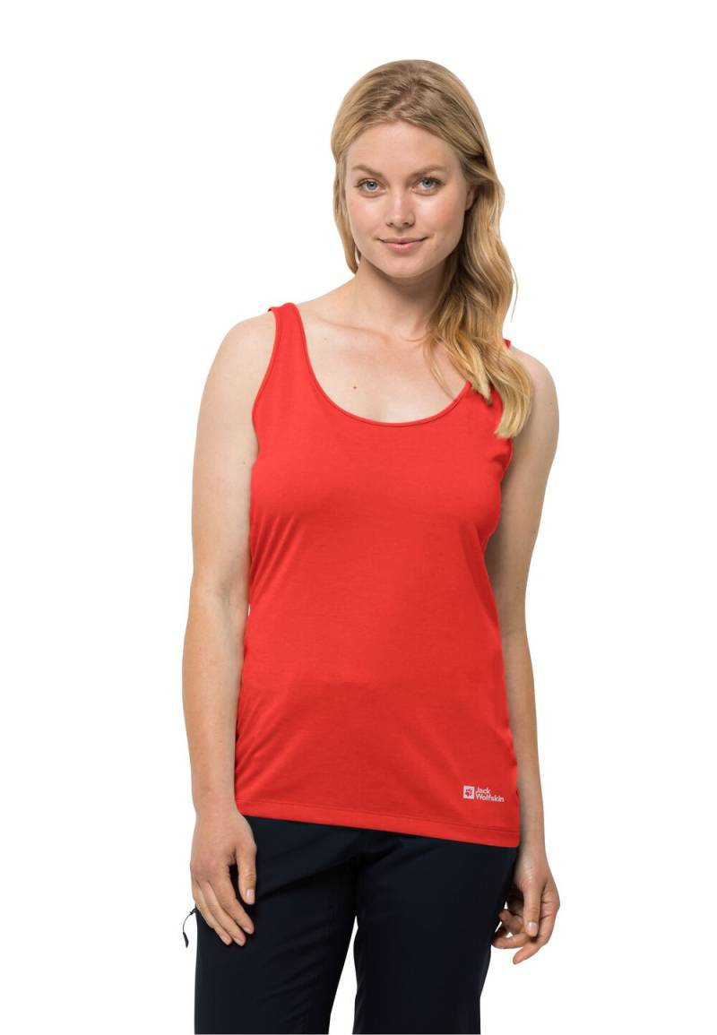 Jack Wolfskin Sport Top Damen Packs & GO Tank Women L tango orange tango orange von Jack Wolfskin