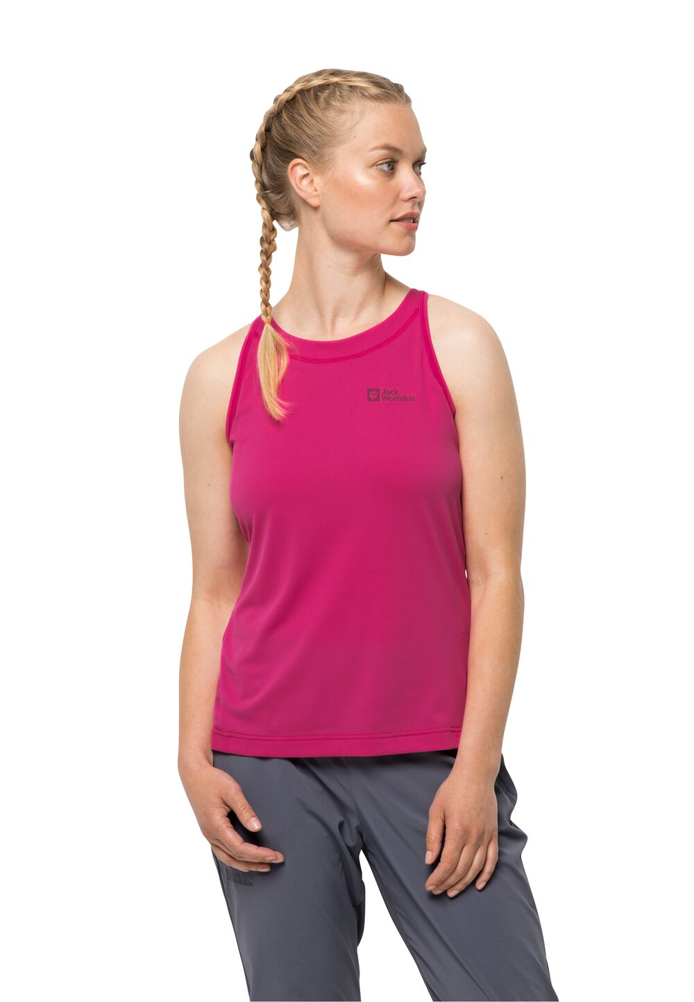 Jack Wolfskin Sport Top Damen Prelight Tank Women L cameopink cameopink von Jack Wolfskin