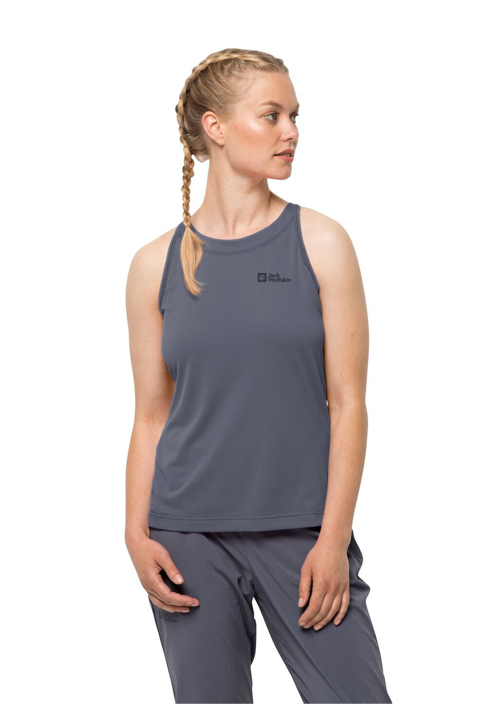 Jack Wolfskin Sport Top Damen Prelight Tank Women M dolphin dolphin von Jack Wolfskin