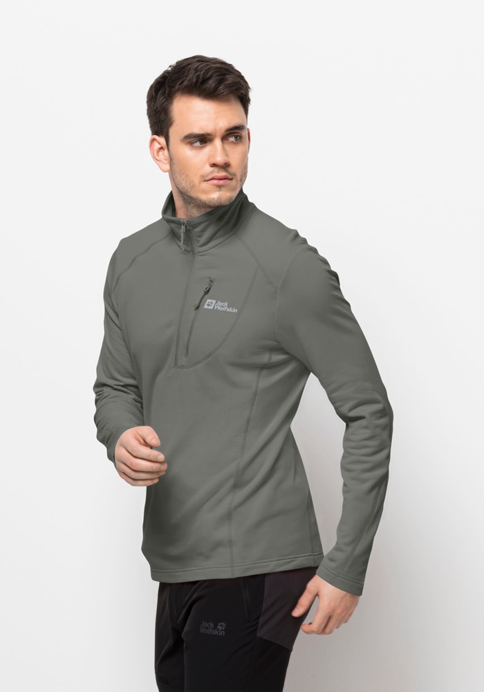 Jack Wolfskin Stehkragenpullover »KOLBENBERG HZ M« von Jack Wolfskin