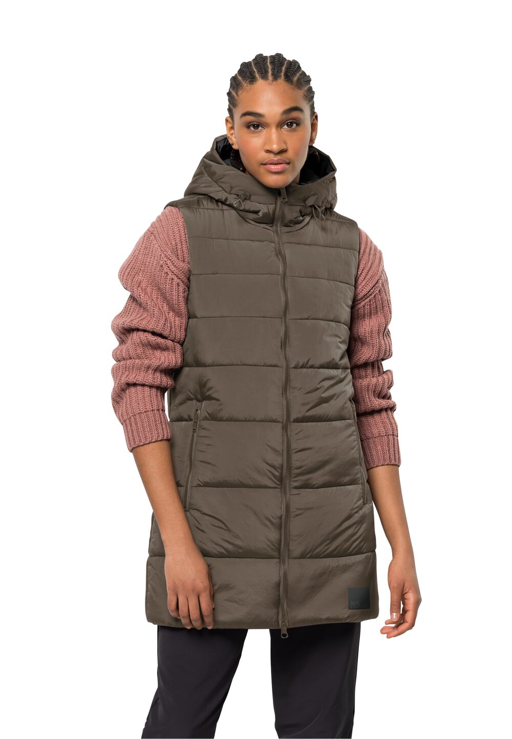 Jack Wolfskin Steppweste Damen Eisbach Vest Women M cold coffee cold coffee von Jack Wolfskin