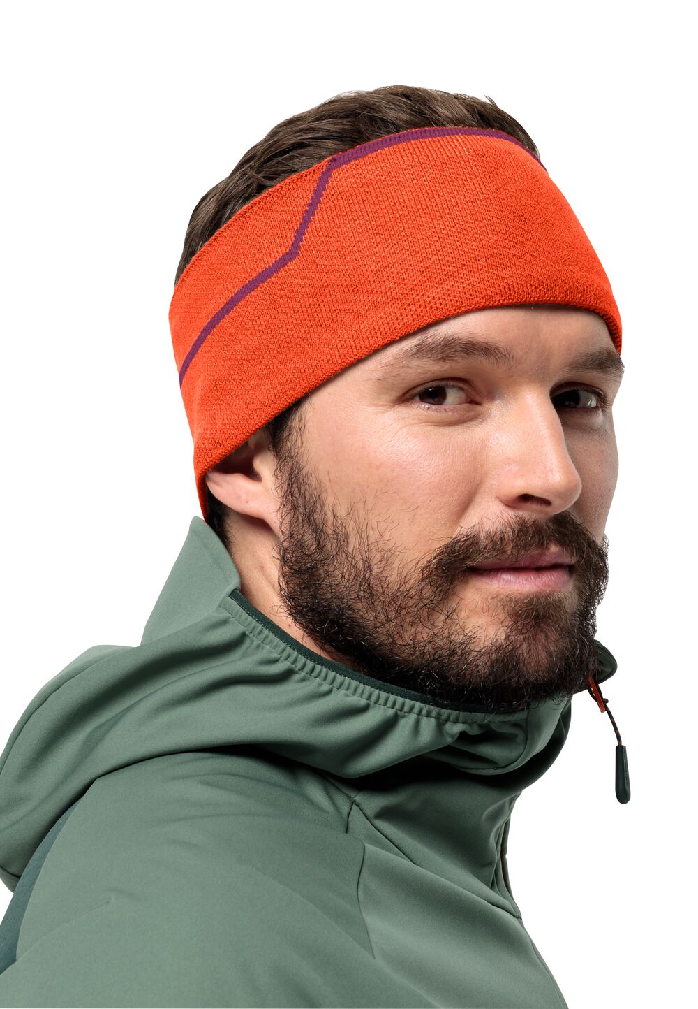 Jack Wolfskin Stirnband Alpspitze Headband L vibrant orange vibrant orange von Jack Wolfskin