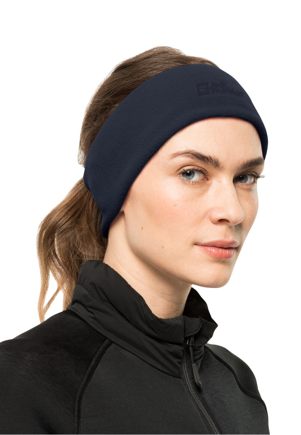 Jack Wolfskin Stirnband Real Stuff Headband one size blau night blue von Jack Wolfskin