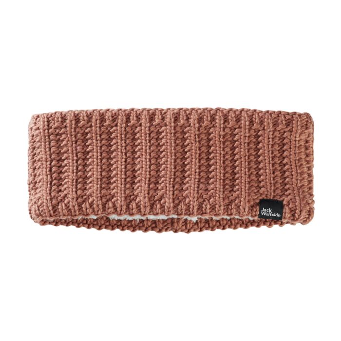 Jack Wolfskin Stirnband highloft knit, altrosa, M von Jack Wolfskin