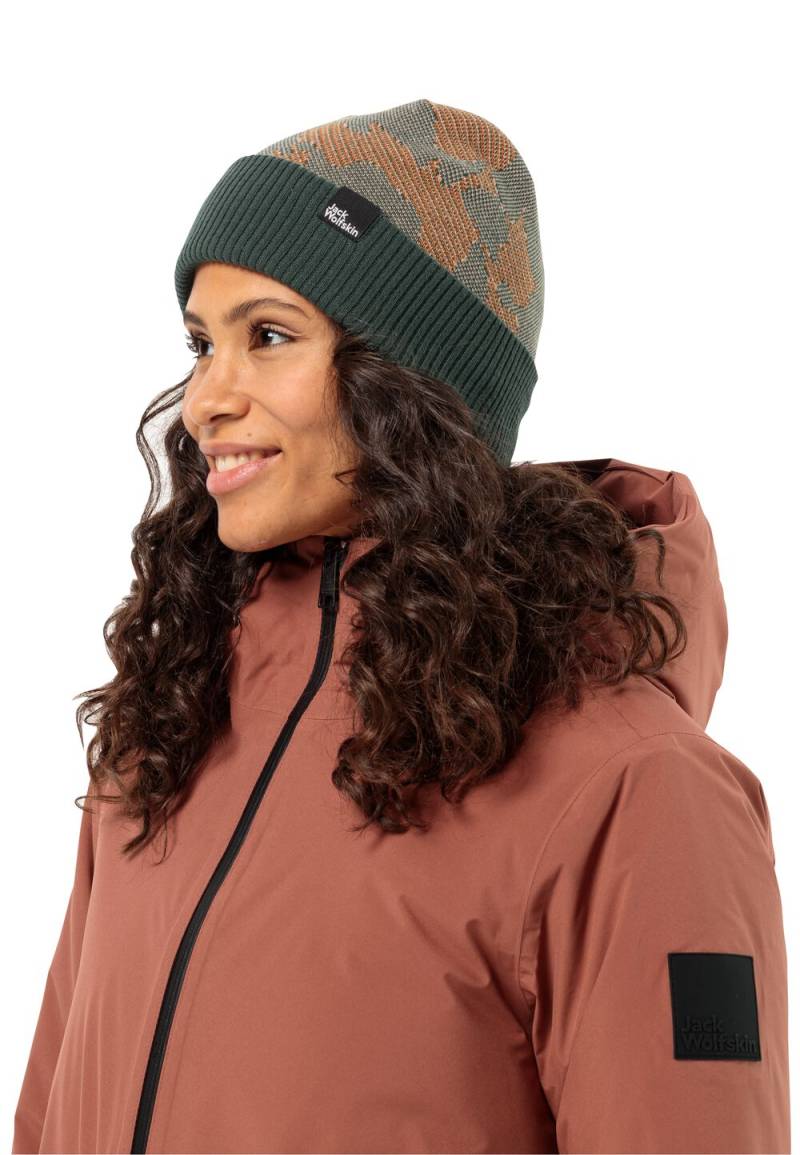 Jack Wolfskin Strickmütze Maarweg Beanie One Size slate green allover slate green allover von Jack Wolfskin