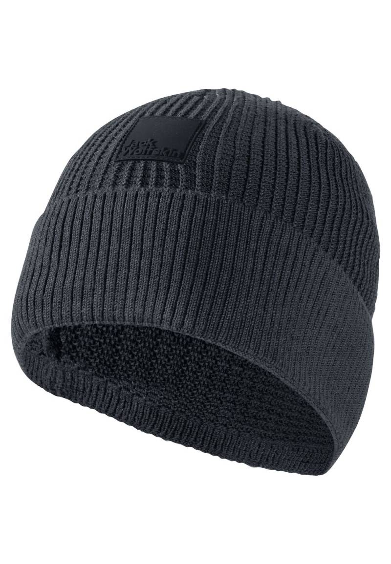 Jack Wolfskin Strickmütze Reyuse Beanie one size phantom phantom von Jack Wolfskin