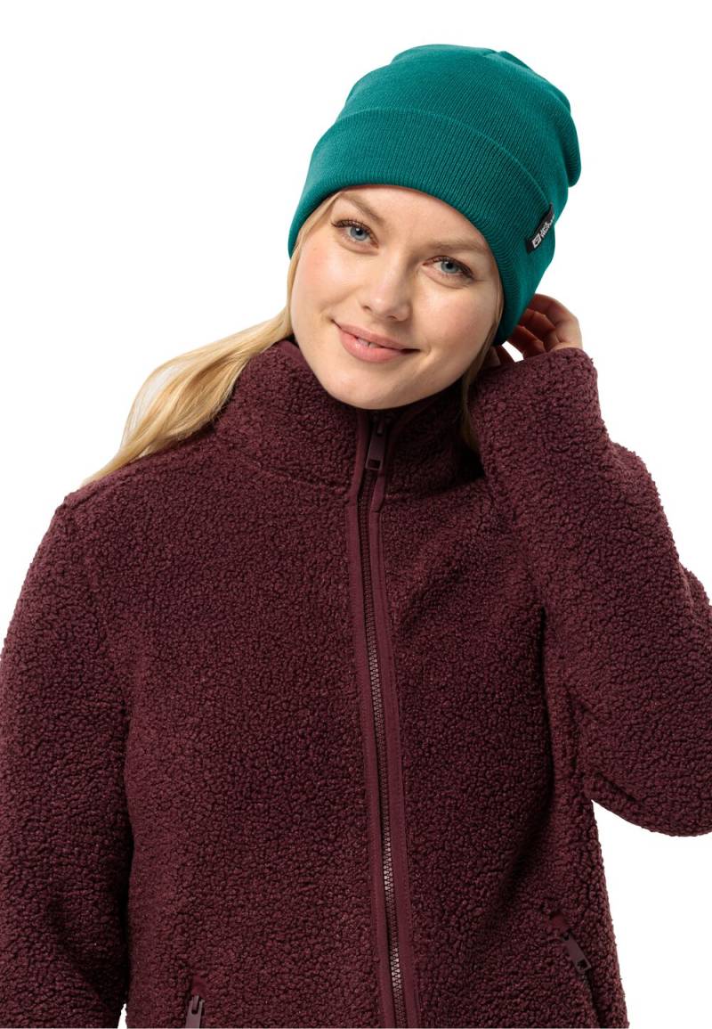 Jack Wolfskin Strickmütze Rib Beanie one size sea green sea green von Jack Wolfskin