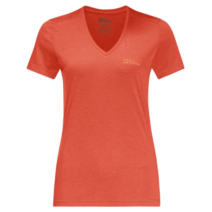 Jack Wolfskin T-Shirt Crosstrail T Women, orange von Jack Wolfskin