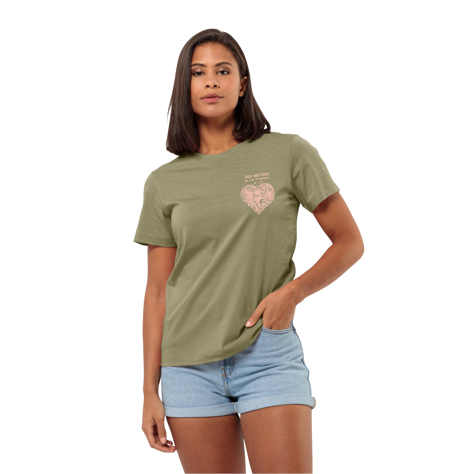 Jack Wolfskin T-Shirt »DISCOVER HEART T W« von Jack Wolfskin