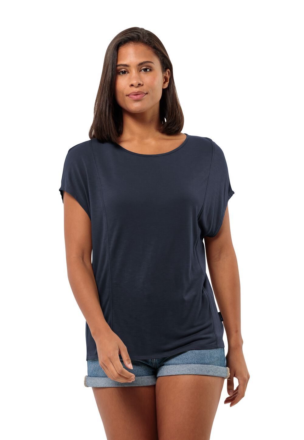 Jack Wolfskin T-Shirt Damen Mola T-Shirt Women M blau night blue von Jack Wolfskin