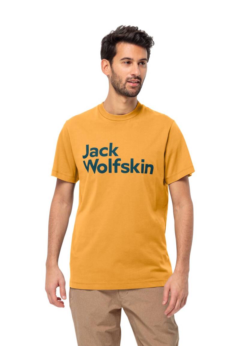 Jack Wolfskin T-Shirt aus Bio-Baumwolle Herren Brand T-Shirt Men XL mustard mustard von Jack Wolfskin