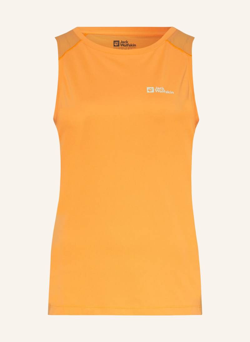 Jack Wolfskin Tanktop Prelight Chill orange von Jack Wolfskin