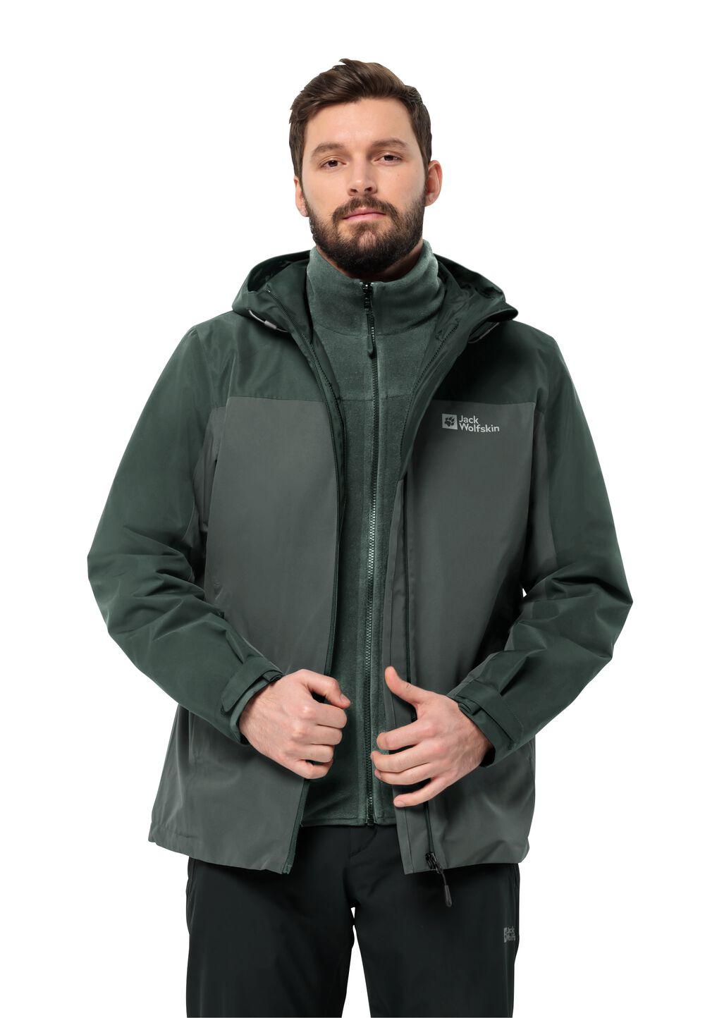 Jack Wolfskin 3 in 1 Jacke Herren Taubenberg 3in1 Jacket Men 4XL slate green slate green Jack Wolfskin 3 in 1 Jacke Herren Taubenberg 3in1 Jacket Men 4XL slate green slate green von Jack Wolfskin
