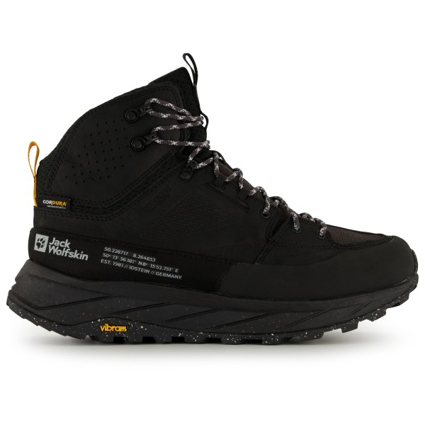 Jack Wolfskin - Terraquest Texapore Mid - Wanderschuhe Gr 45 schwarz von Jack Wolfskin