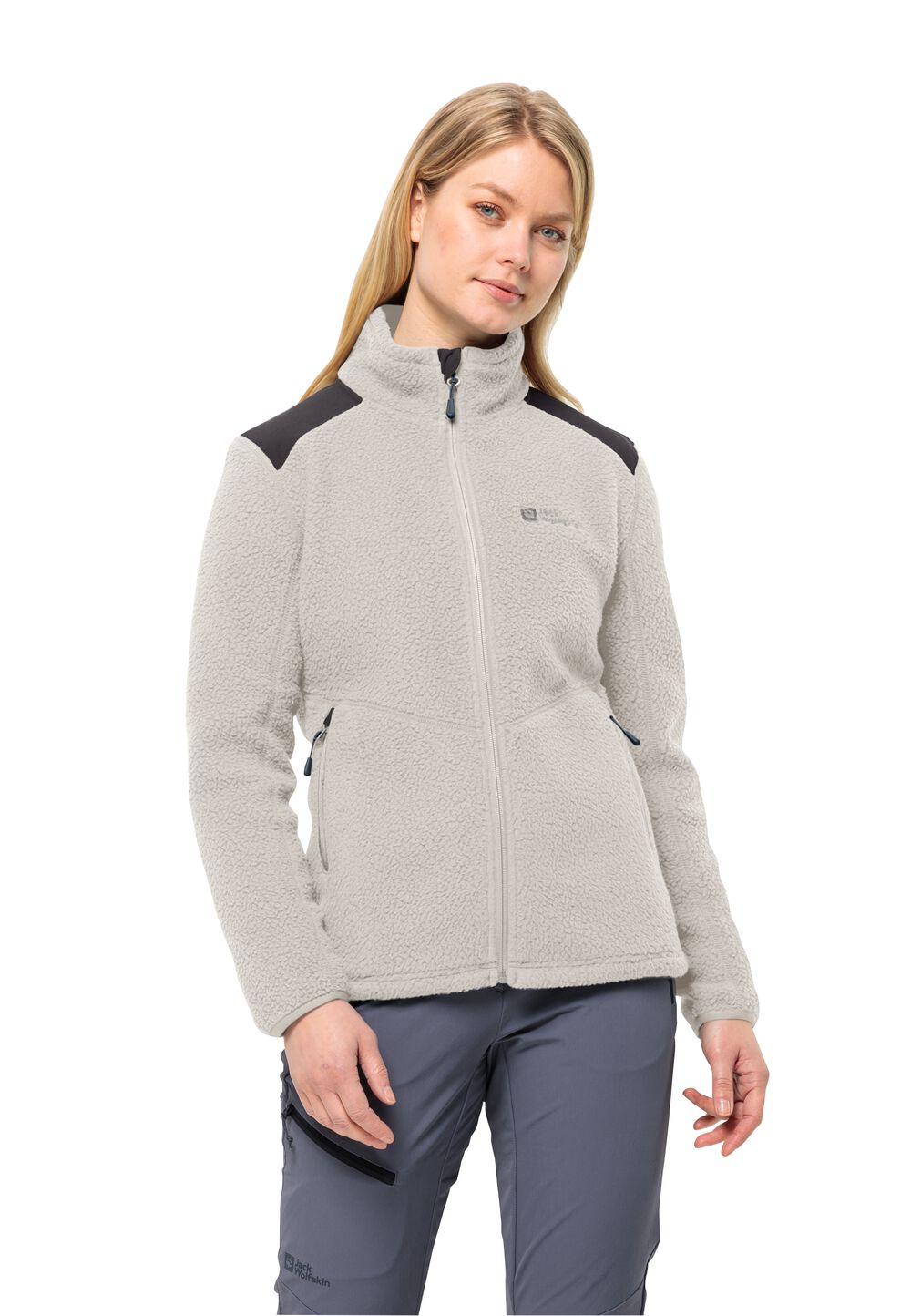 Jack Wolfskin Trekking-Fleecejacke Damen Kammweg Pile FZ Women S dove dove Jack Wolfskin Trekking-Fleecejacke Damen Kammweg Pile FZ Women S dove dove von Jack Wolfskin