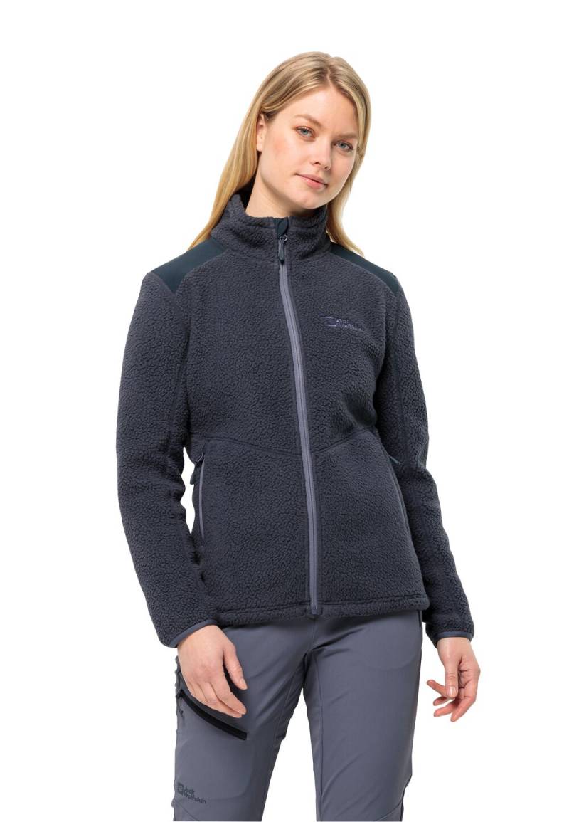 Jack Wolfskin Trekking-Fleecejacke Damen Kammweg Pile FZ Women S graphite Graphite von Jack Wolfskin