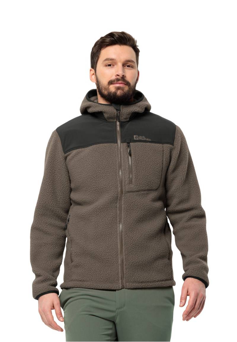 Jack Wolfskin Trekking-Fleecejacke Herren Kammweg Pile FZ Men M cold coffee cold coffee von Jack Wolfskin