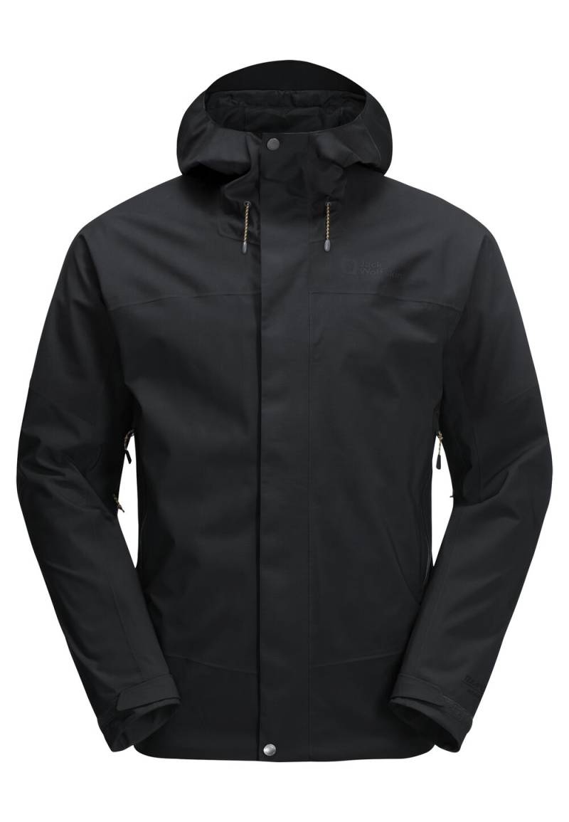 Jack Wolfskin Regenjacke Herren Kammweg 2L Jacket Men XL phantom Phantom von Jack Wolfskin