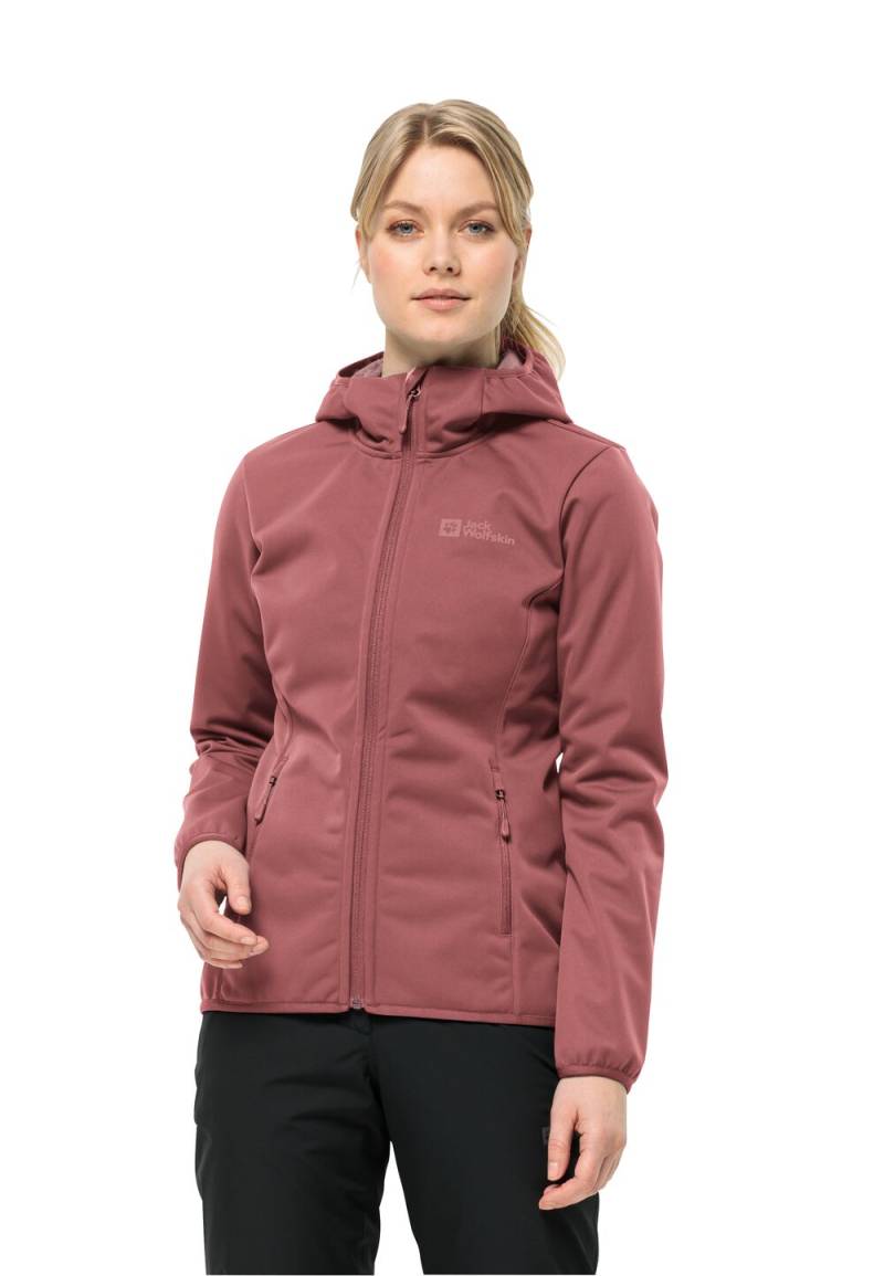 Jack Wolfskin Übergangsjacke Damen Windhain Hoody Women XS red ochre red ochre von Jack Wolfskin