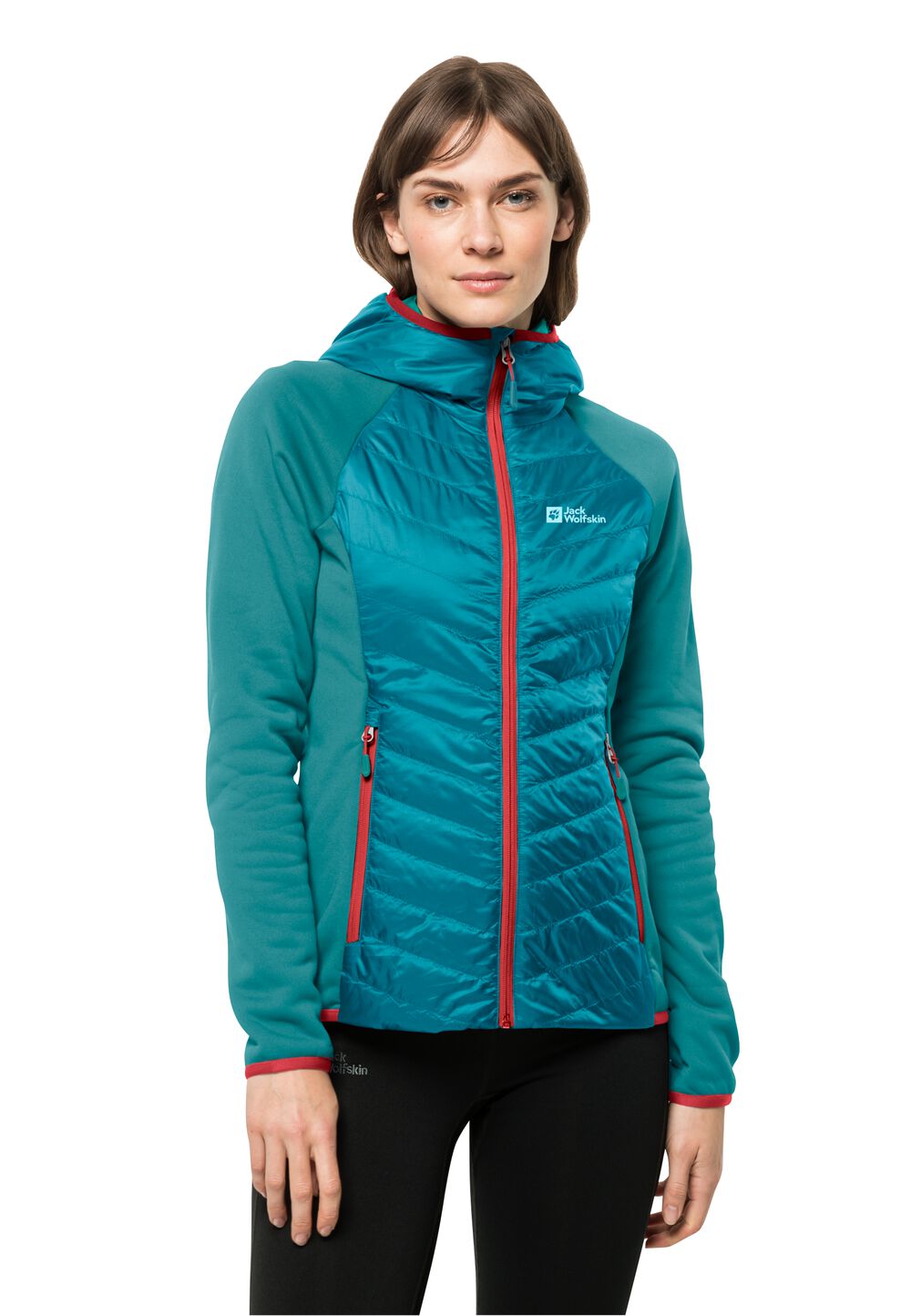 Jack Wolfskin Übergangsjacke Damen Routeburn Pro Hybrid Women L tile blue tile blue von Jack Wolfskin