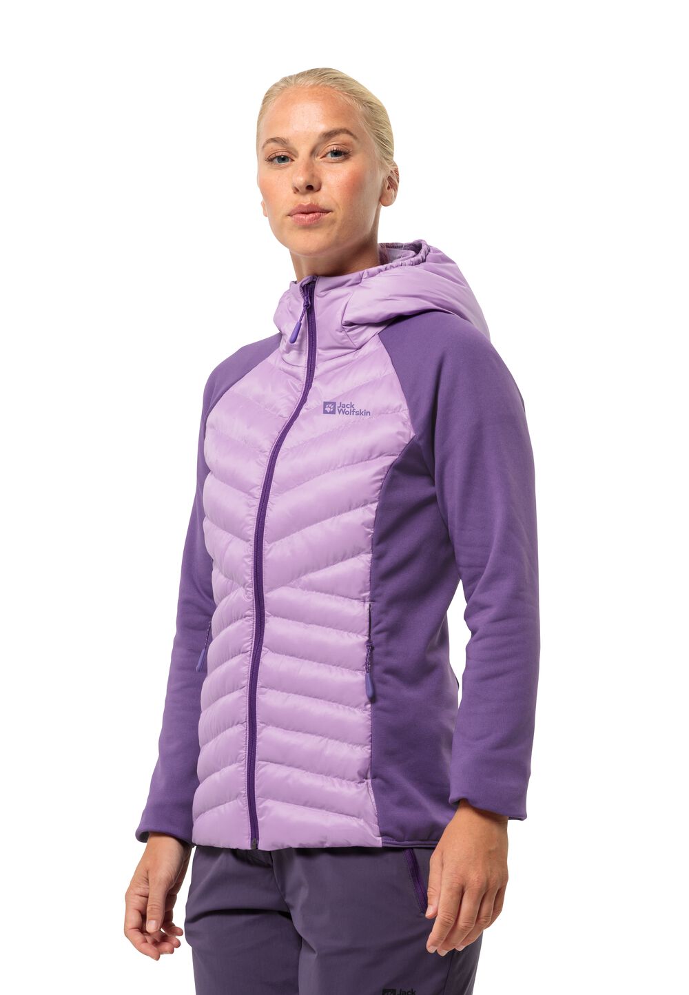 Jack Wolfskin Übergangsjacke Damen Routeburn Pro Hybrid Women L velvet velvet von Jack Wolfskin