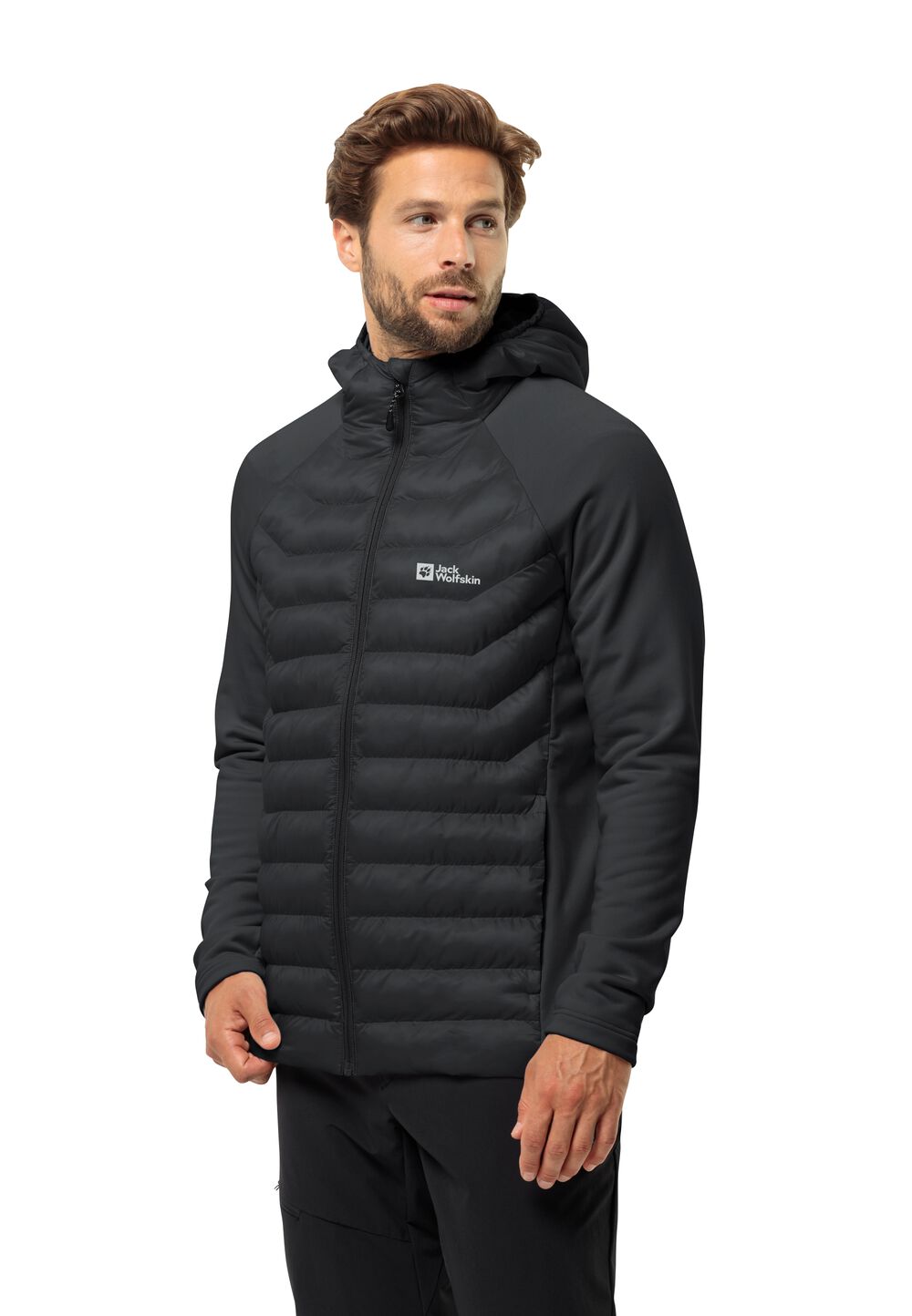 Jack Wolfskin Übergangsjacke Herren Routeburn Pro Hybrid Men 3XL schwarz black von Jack Wolfskin