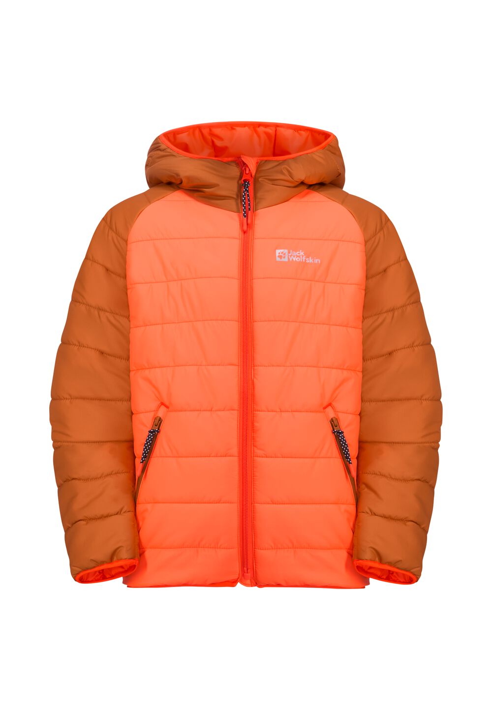 Jack Wolfskin Übergangsjacke Kinder Zenon Jacket Kids 104 fuzzy orange fuzzy orange von Jack Wolfskin